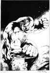 Hulk illo for video game box by Alan Davis