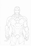 Iron Man illustration by Salvador Larroca