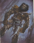 Kalibak trading card artwork