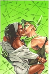 Green Arrow # 28 cover - acrylic