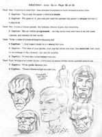 AMAZON SCRIPT WITH NEW GODS SKETCHES